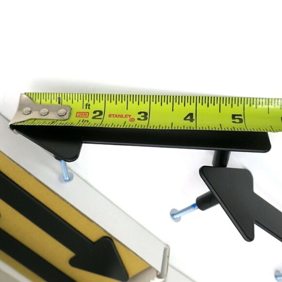 x6 IKEA Jarnsparv Handles Black Arrow 2022 Drawer Cabinet Arrows 5 9/16" - Picture 4 of 5